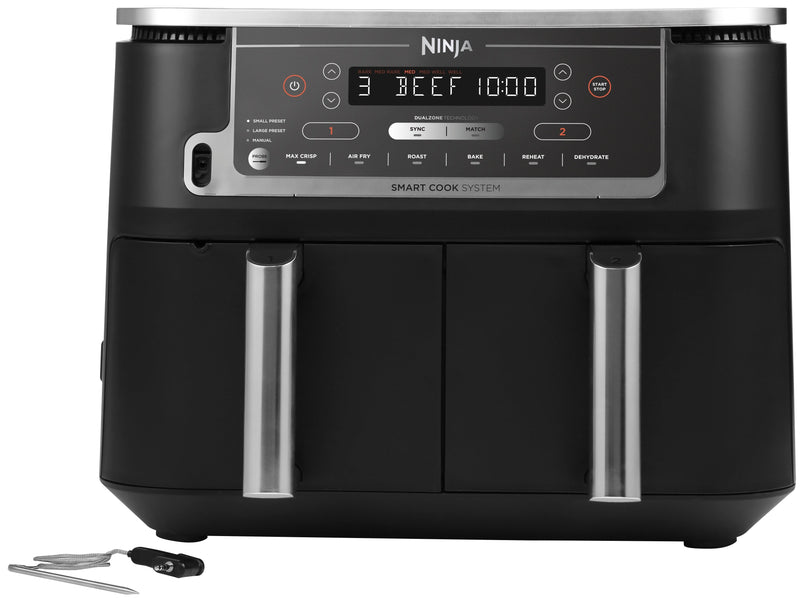 Ninja Foodi Max Dual Zone Air Fryer with Digital Probe AF451UK